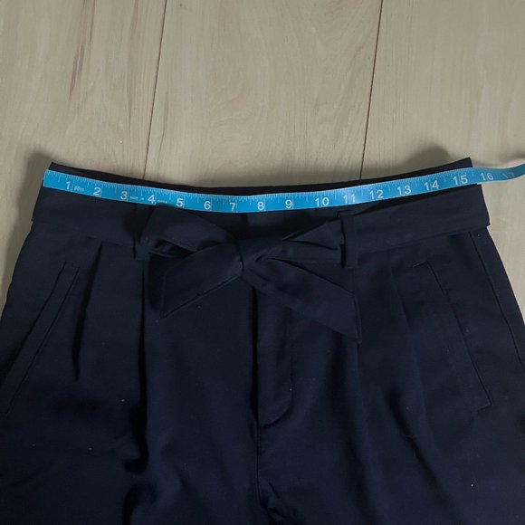 Gap Navy Ankle Pleated Trousers - Picture 7 of 8